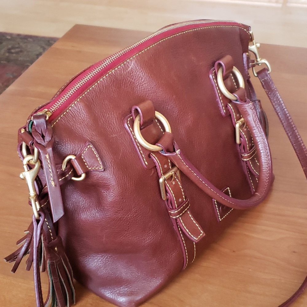 Dooney & Bourke Florentine Domed Buckle Satchel - Picture 6 of 12